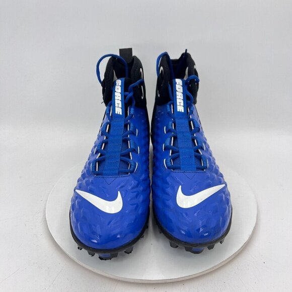 Nike Force Savage Varsity 2 Men Size 15 AQ8155-402 Blue Black Cleats Shoes - Picture 2 of 11